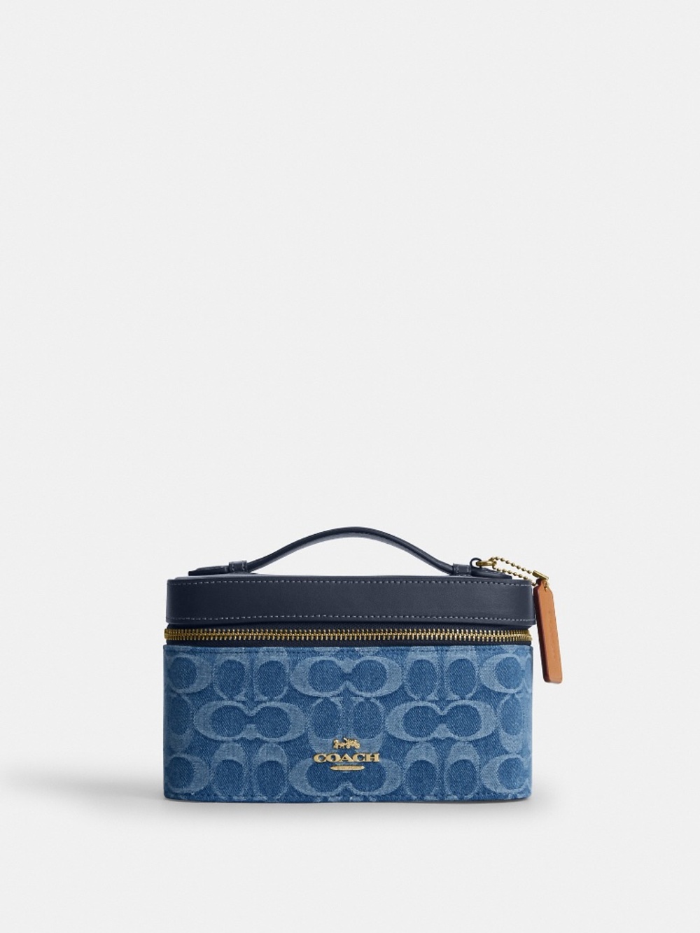 Coach Outlet Cosmetic Case In Signature Denim